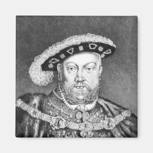 King Henry VIII zur Illustration Magnet (Vorne)