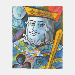 King Holding Sword Stock Illustration Fleecedecke