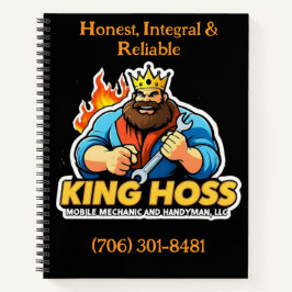 King Hoss Spiral Notebook Notizblock