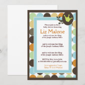 KING in the Jungle 12x18 Baby Shower Einladungen (Vorne/Hinten)