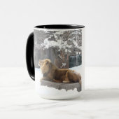 King in the Snow mug Tasse (Vorderseite Links)