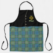 King Irish Shield & Tartan Personalisiert Kilt Schürze (Vorderseite)