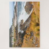 King Island: Bucht von WindSwept, Tasmania, Austra Puzzle (Vertikal)