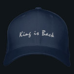 King ist wieder mit Basic Flexfit Wool Navy Color Bestickte Baseballkappe<br><div class="desc">King ist zurück Basic Flexfit Wool Navy Farbe bestickt Baseball Cap Größe der Flexfit Wolle Cap ist S/M, 6 3/4" - 7 1/4" und Sie können den Text bearbeiten. Die Basis Flexfit Wool Cap ist ein beliebter Typ von Baseballkappe, bekannt für seine komfortable Passform und das klassische Design. Eines der...</div>