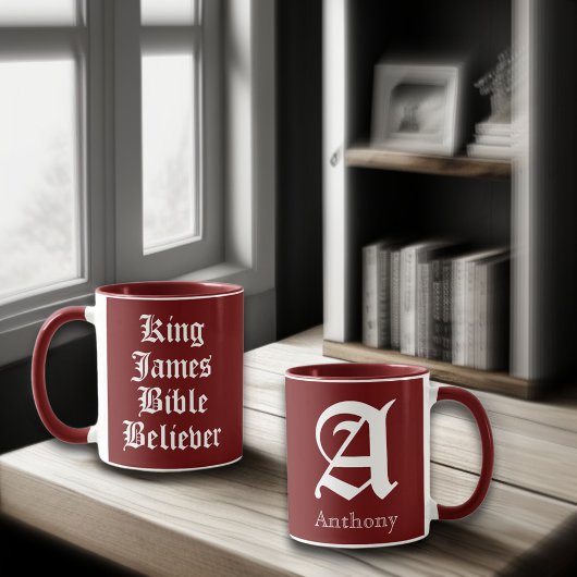 King James Bible glaubt an Christliche kundenspezi Tasse