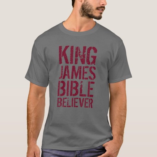 King James Bible glaubver T-Shirt (Vorderseite)