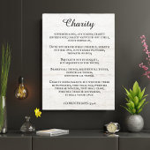 King James Bible Verse 1 Korinther 13 Rustikal Leinwanddruck