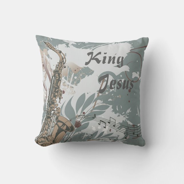 King Jesus Decorative Pillow Kissen (Vorderseite)