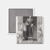 King John Magnet (Vorderseite/Rückseite)