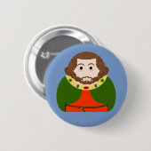 King John of England Button (Vorne & Hinten)