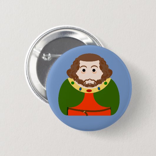 King John of England Button (Vorne & Hinten)