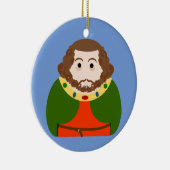 King John of England Keramik Ornament (Rechts)