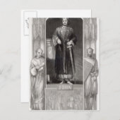 King John Postkarte (Vorne/Hinten)