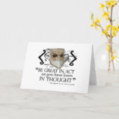 King John Quote Karte (Gelbe Blume)