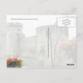 King John's Castle, Limerick, Irland Postkarte (Rückseite)