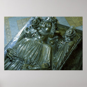 King John's Grab mit zwei Miniaturfiguren Poster