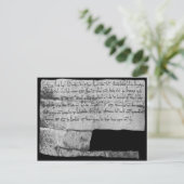 King John's Letters Patent for Liverpool, 1207 Postkarte (Stehend Vorderseite)