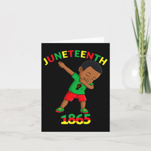 King Juneteenth Melanin Brown Skin Boys Karte