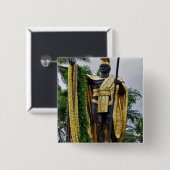 King Kamehameha Button (Vorne & Hinten)
