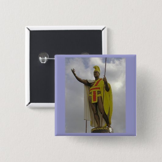 King Kamehameha Button (Vorne & Hinten)