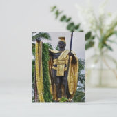 King Kamehameha Postkarte (Stehend Vorderseite)