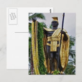 King Kamehameha Postkarte (Vorne/Hinten)