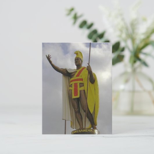 King Kamehameha Postkarte (Stehend Vorderseite)