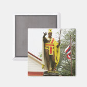 King Kamehameha Statue - Magnet (Vorderseite/Rückseite)