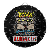 "King Kat" BuddaKats Dartboard Dartscheibe (vorne)
