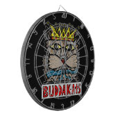 "King Kat" BuddaKats Dartboard Dartscheibe (Vorderseite Links)