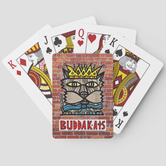 "King Kat" BuddaKats Spielkarten (Rückseite)