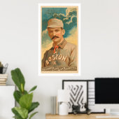 King Kelly Baseball Card 1888 Poster (Heimbüro)