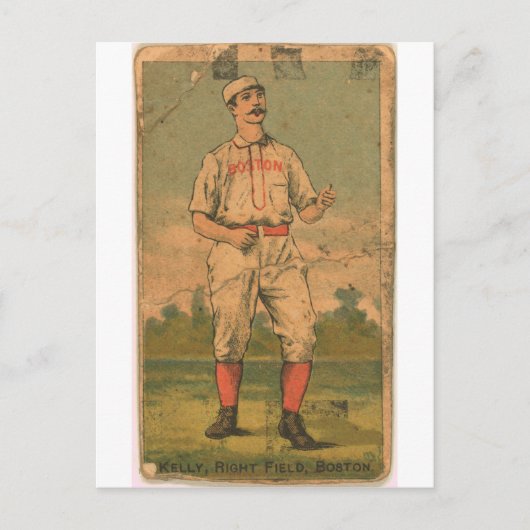 King Kelly, Boston Beaneaters Postkarte (Vorderseite)