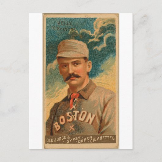 King Kelly, Boston Beaneaters Postkarte (Vorderseite)
