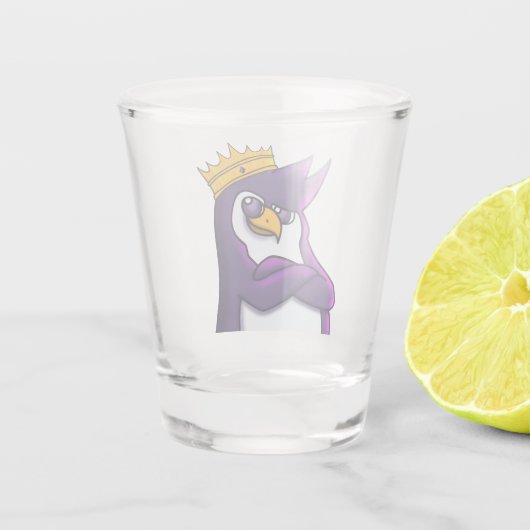 King Kenguin Shot Glass Schnapsglas (Rückseite)
