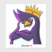 King Kenguin Sticker (Blatt)