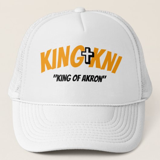 King Kni "King of Akron" Trucker Hat Truckerkappe (Vorderseite)