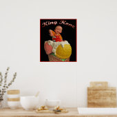 King Kone Vintage Poster Print (Küche)