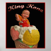 King Kone Vintage Poster Print (Vorne)
