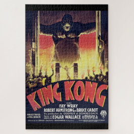 King Kong Challenge-Puzzle im Vintage-Stil  Puzzle