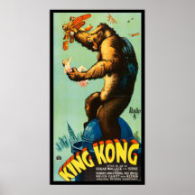 King Kong Horror Monster Movie Poster 