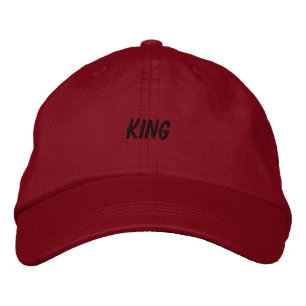 KING Kopftuch Roter Hut Elegant Visier Hübsch Schö