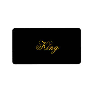 King Labels Adressaufkleber