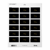 King Labels Adressaufkleber (Vorne)