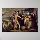 King Lear Mourns Cordelia von Barry James Poster (Vorne)