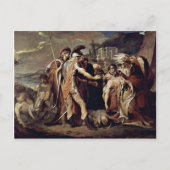 King Lear Mourns Cordelia von Barry James Postkarte (Vorderseite)