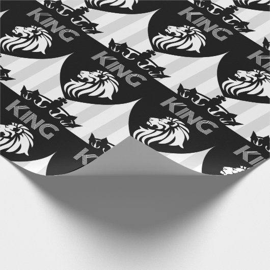 King Linen Wrapping Paper Geschenkpapier (Ecke)