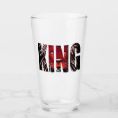 King Lion Face Glas (Vorderseite)