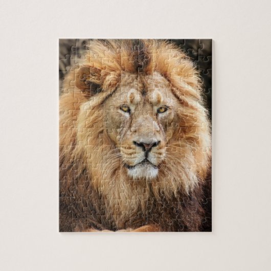 King Lion Fotograf Puzzle (Vertikal)