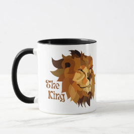 KING LION ILLUSTRATRATION WORLD BEST VATER TASSE